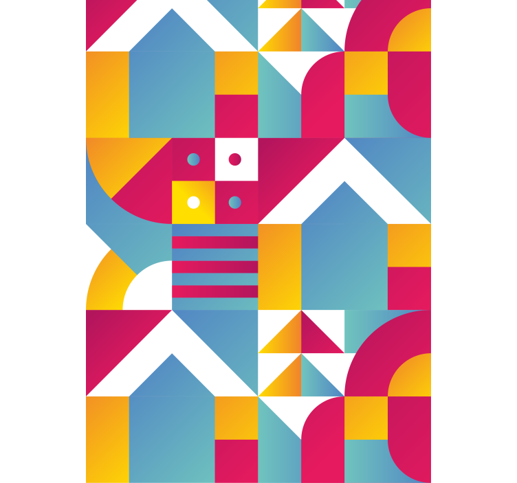 Geometric Urban Patterns modern blind - TenStickers