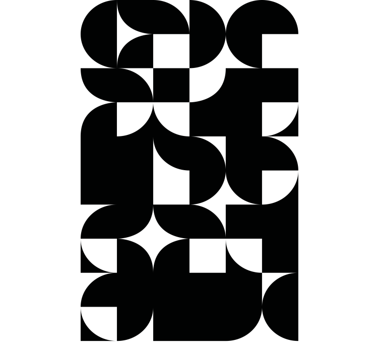 Energetic Geometric Arrangements modern blind - TenStickers