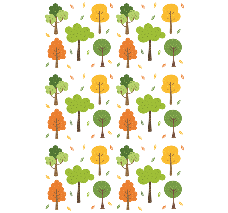 Colorful Pattern tree blind - TenStickers