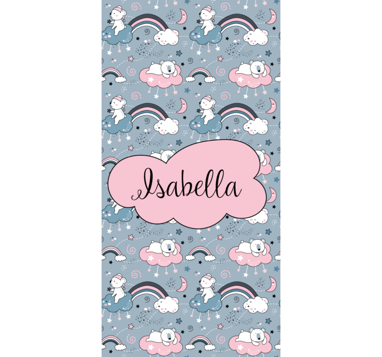 Nordic teddy bears  Custom printed window shade - TenStickers