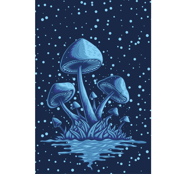 Mushroom water reflection blind original - TenStickers