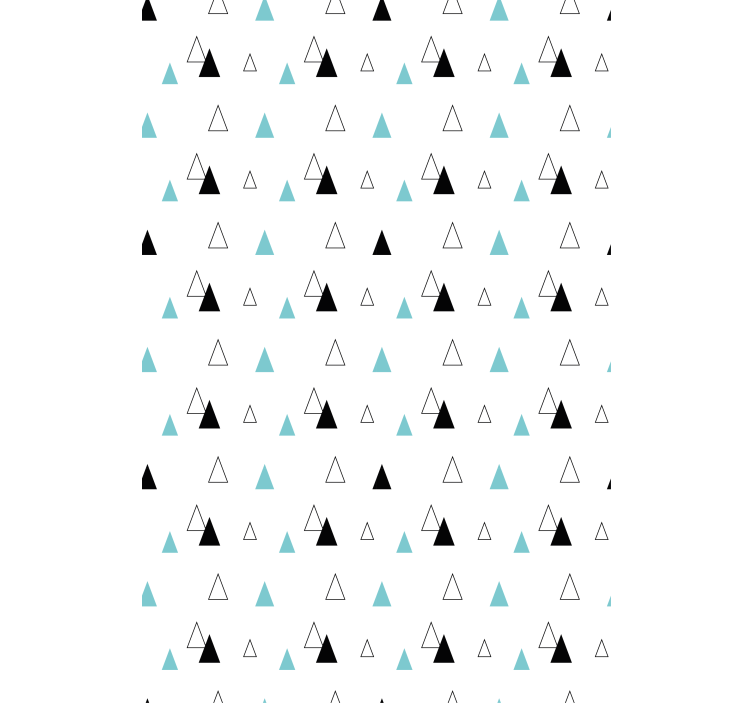 Minimalist triangle pattern scandinavian blind - TenStickers