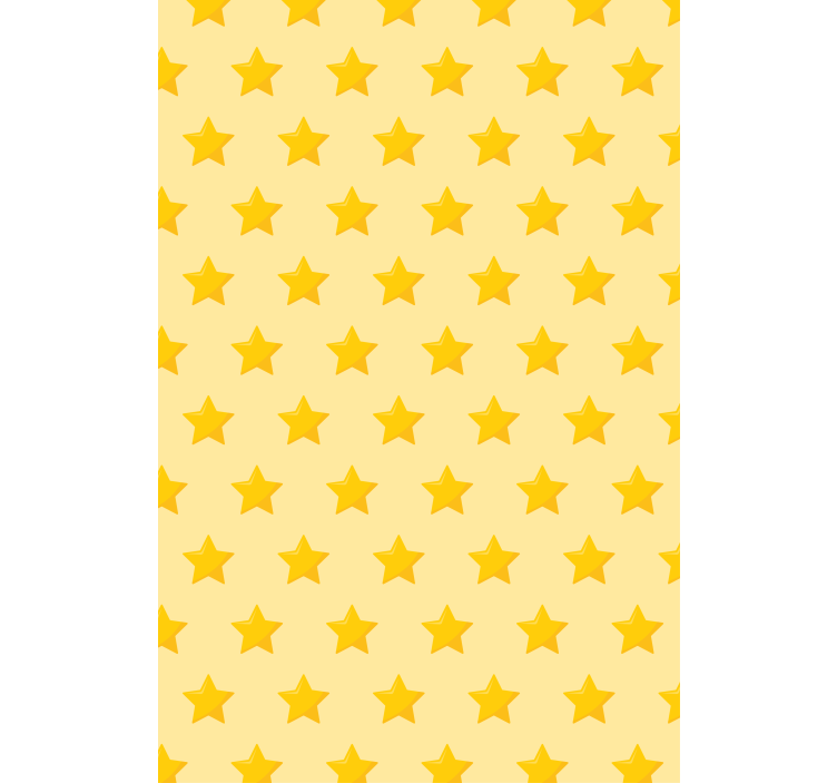 Yellow classic star Original roller blind - TenStickers