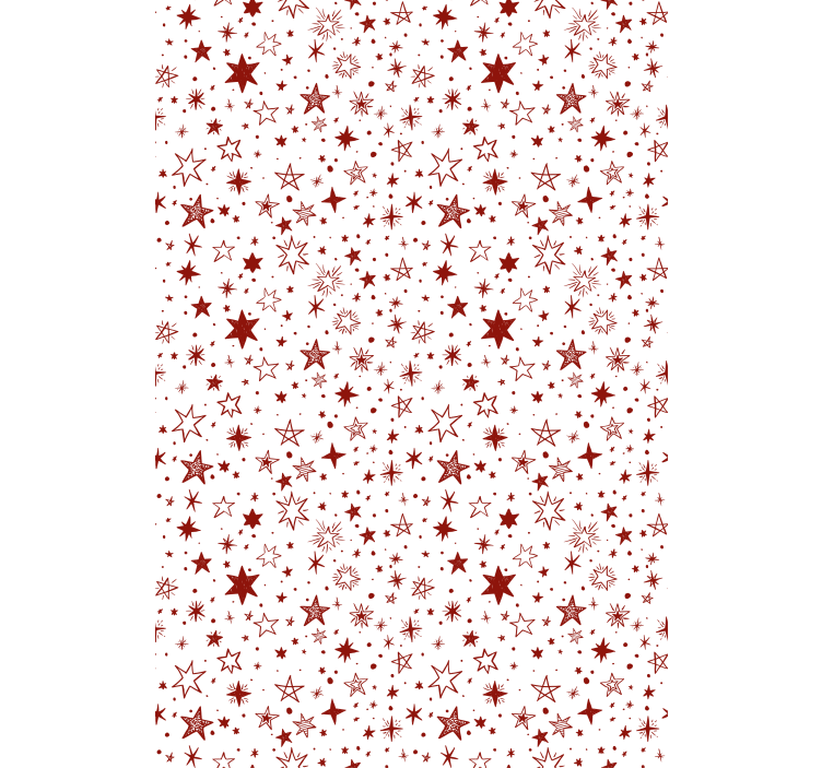 Red watercolour star Modern blind - TenStickers