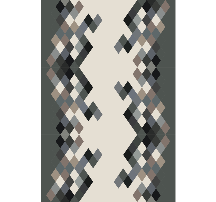 Color shades color blocks Living room blind - TenStickers