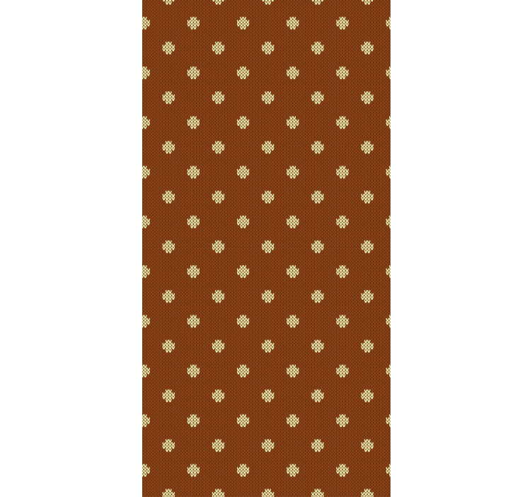 Polka dot knitted Texture and pattern blind - TenStickers