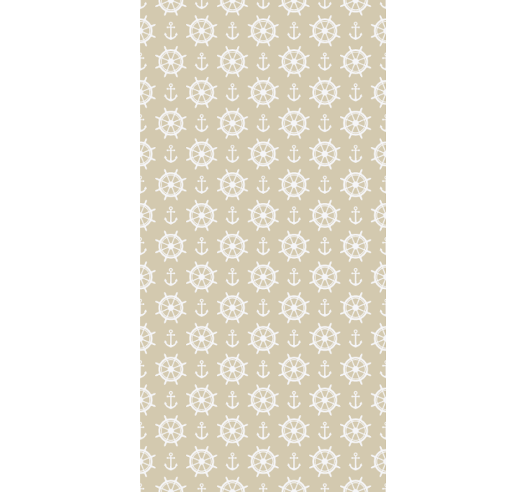 Nautical wheel pattern blind original - TenStickers