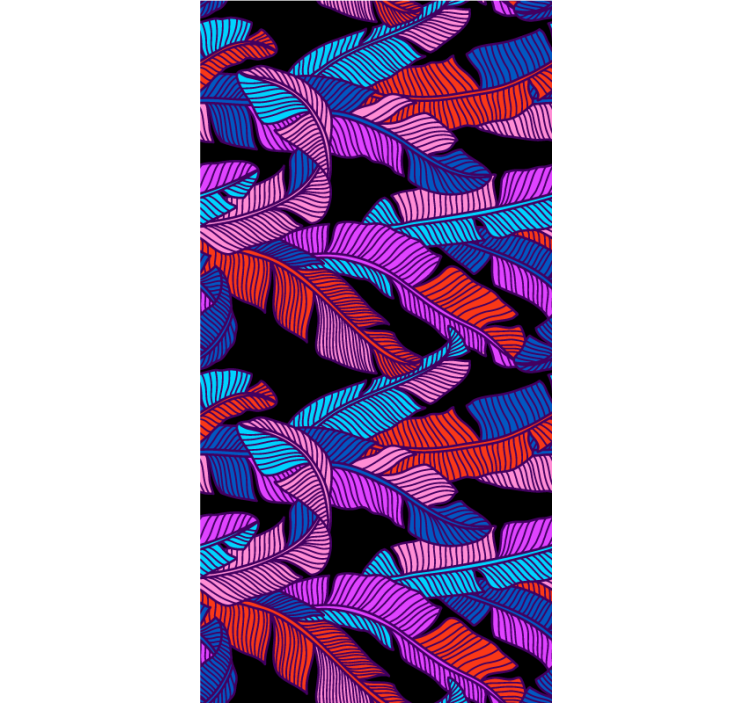 Electric plume pattern blind original - TenStickers