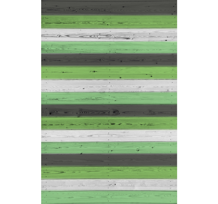 Pattern roller blind green striped design - TenStickers