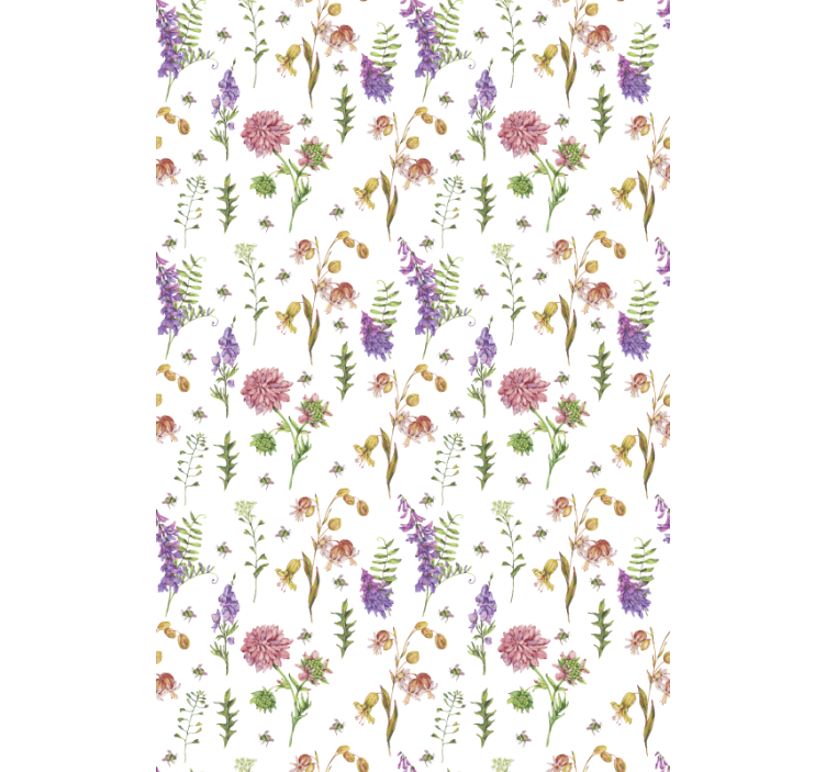Floral Garden Theme blind flowers and plants - TenStickers