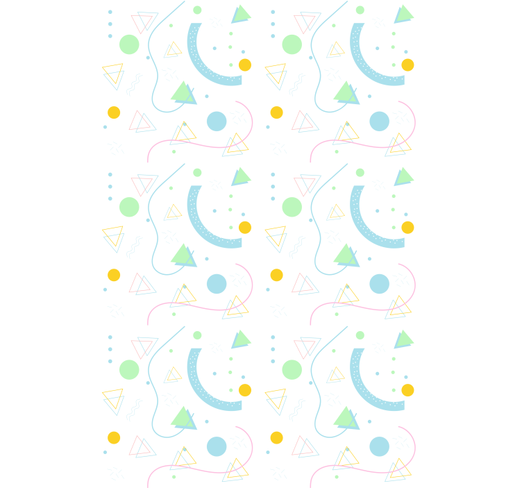 Geometric shapes array modern blind - TenStickers