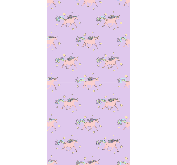 Dancing Unicorns Pattern animals blind - TenStickers