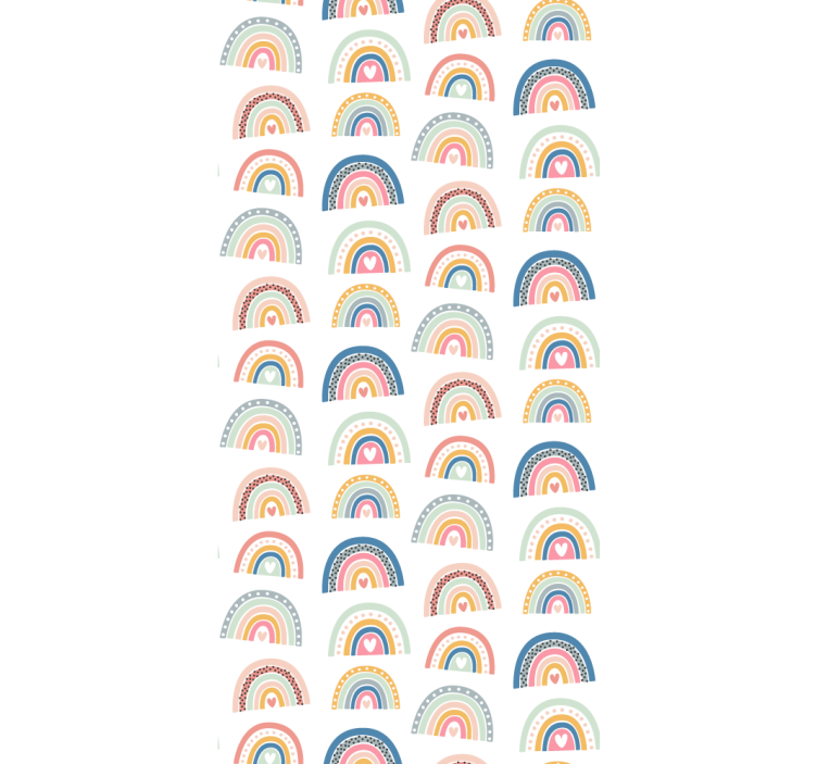 Colorful minimalistic rainbows Childrens blind - TenStickers