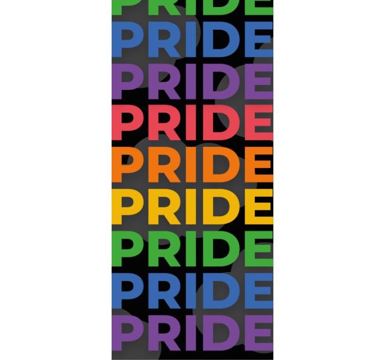 Pride month symbol with cloud  roller blind - TenStickers