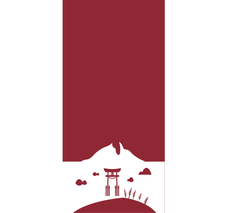 MOUNTAIN GATE SCENE blind - TenStickers