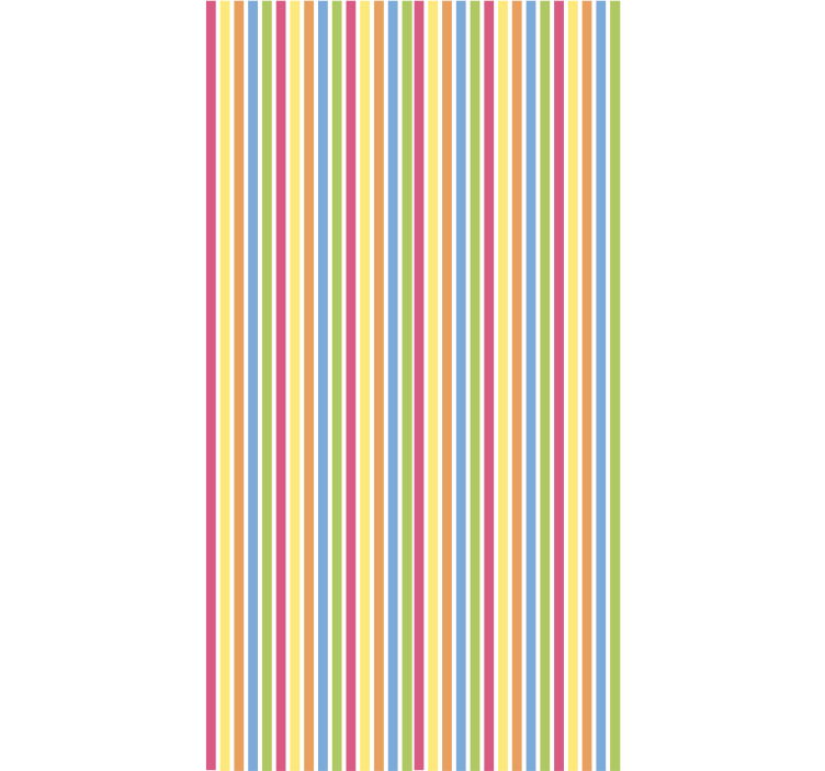 Striped color palette modern blind - TenStickers