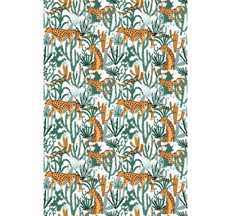 Safari Flora Fauna animals blind - TenStickers