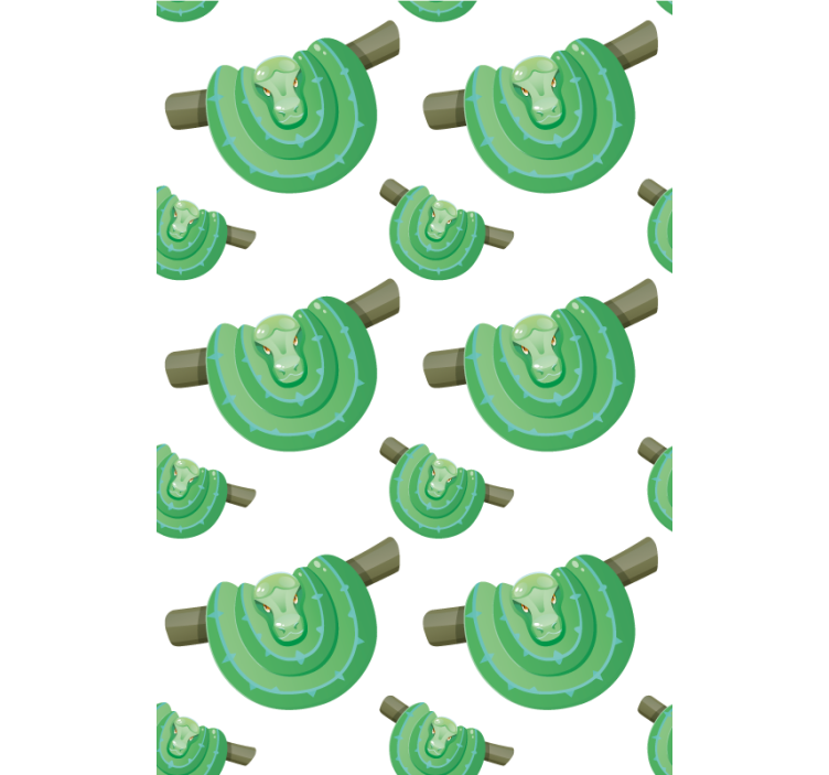 Green Snake Design animals blind - TenStickers