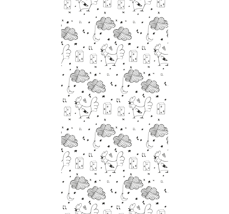 Blind with chicken design - TenStickers