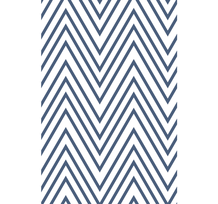 Pattern roller blind zigzag lines design - TenStickers