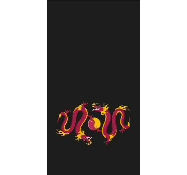 Majestic dragon design animals blind - TenStickers