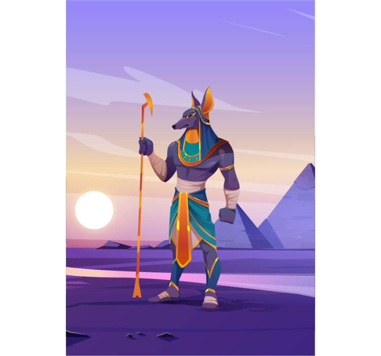 Anubis Guardian Figure blind superhero - TenStickers