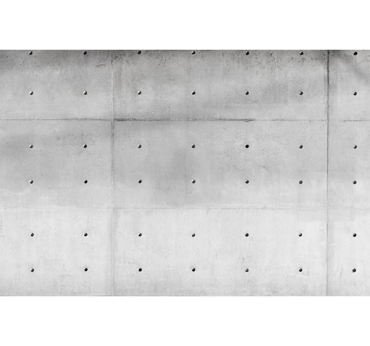 Pattern roller blind with concrete-inspired design - TenStickers