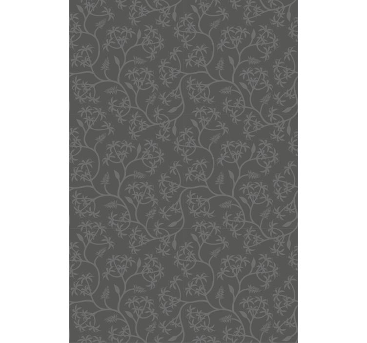Botanical Climbing Motif blind flowers and plants - TenStickers
