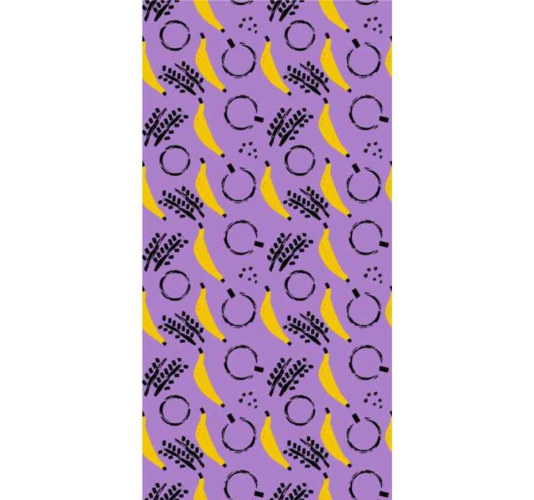 Banana Pattern Design blind fruit and vegetables - TenStickers