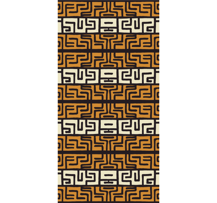 African style abstract pattern Blind painting - TenStickers