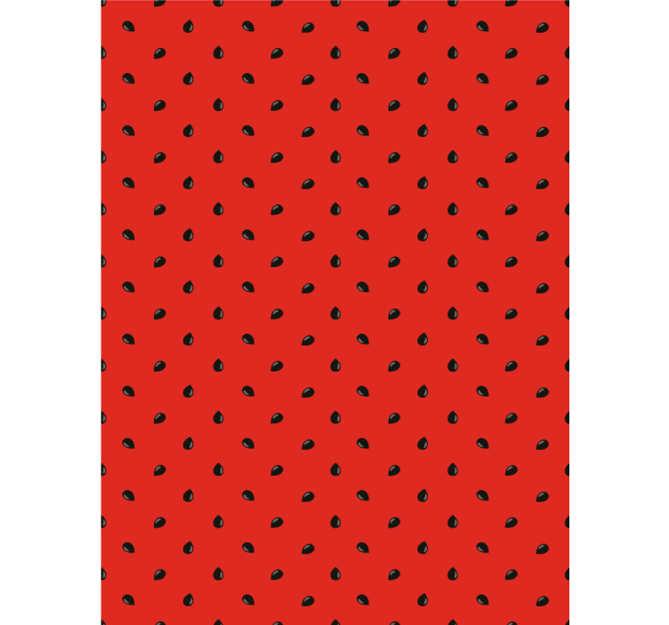 Red Strawberry Pattern blind fruit and vegetables - TenStickers