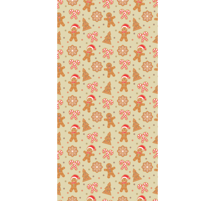 Gingerbread holiday cheer blind original - TenStickers