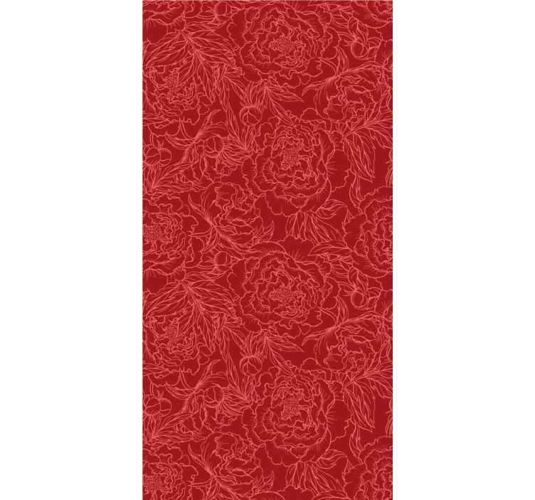 Elegant Floral Compositions floral roller blind - TenStickers