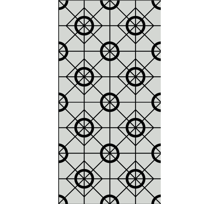 Geometric Circular Motif modern blind - TenStickers