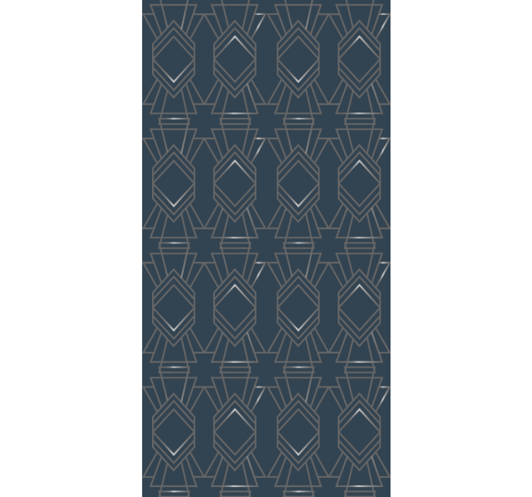 GEOMETRIC SHAPES PATTERN modern blind - TenStickers