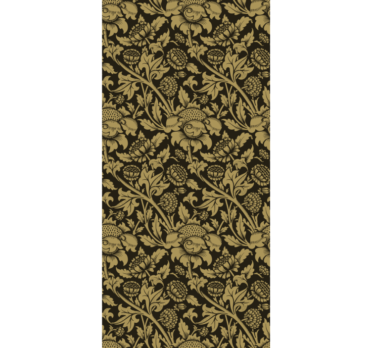 Vintage french floral pattern Classic blind - TenStickers