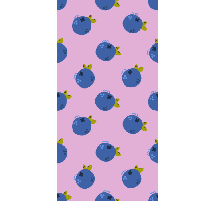 Blueberry pattern blind fruit and vegetables - TenStickers