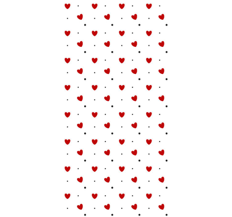 Heart Pattern Delight love blind - TenStickers