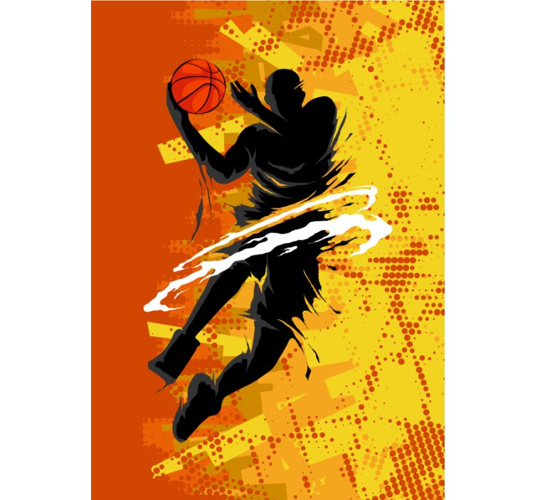 Basketball player more sports blind - TenStickers