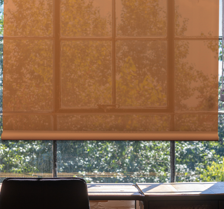 amazing orange color Office blind - TenStickers