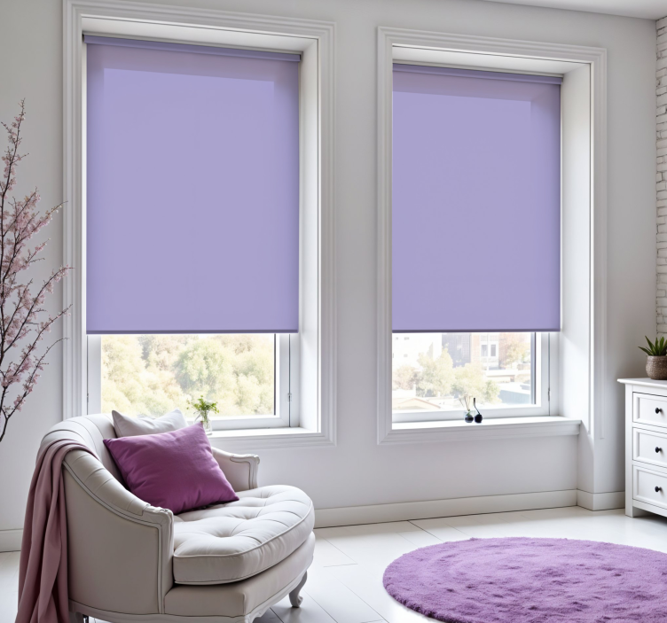 Aura Indigo living room blind - TenStickers