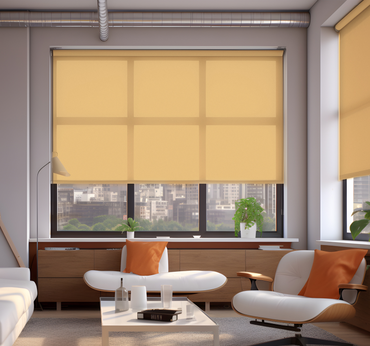 beige Living room blind - TenStickers