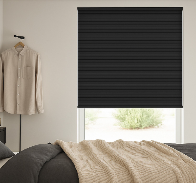Blackout Pleated Shade blind teens - TenStickers
