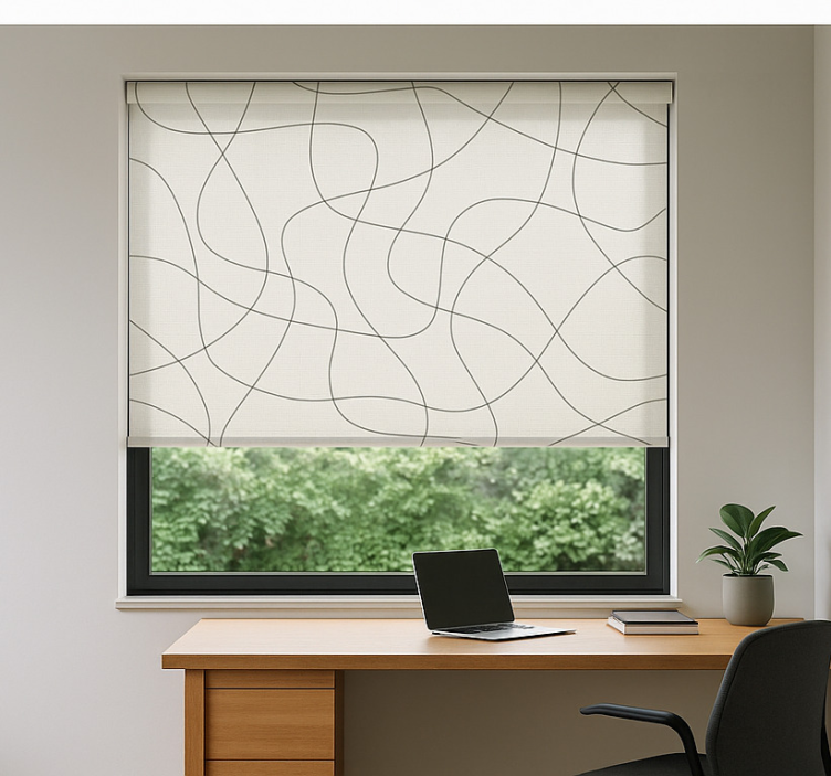 Blind office trendy light filtering blinds - TenStickers