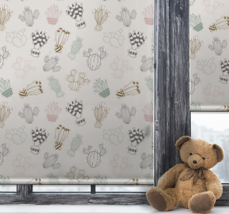 Children's Style cactus blind - TenStickers