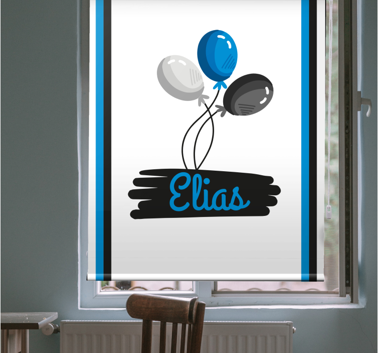 Custom Balloons Design customised roller blind - TenStickers