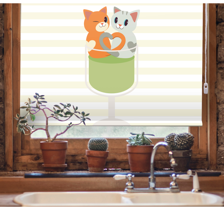 Cute Cat Companions animals blind - TenStickers