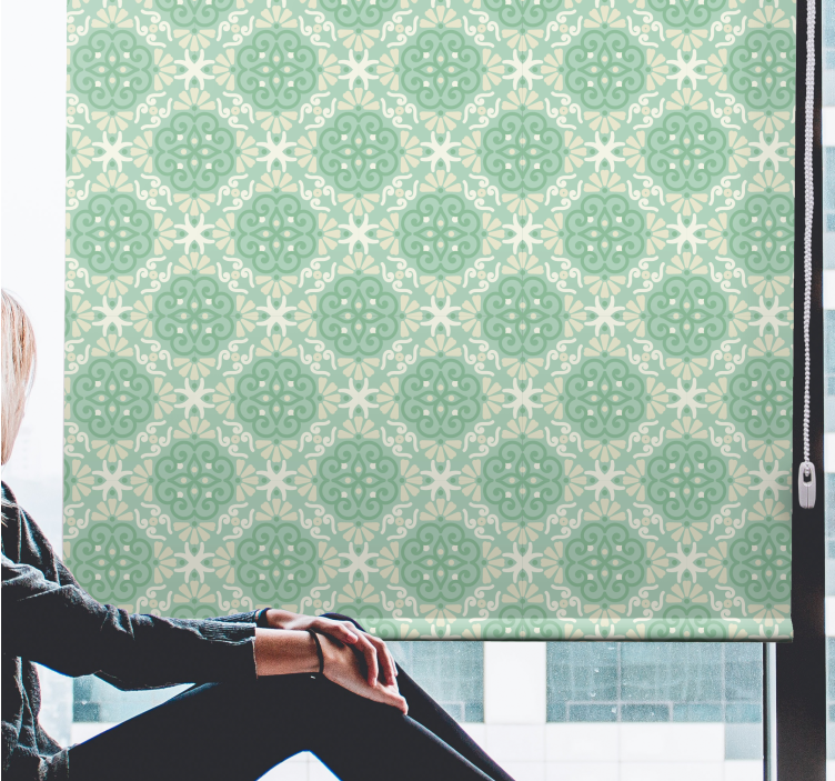 Elaborate botanical motifs blind flowers and plants - TenStickers