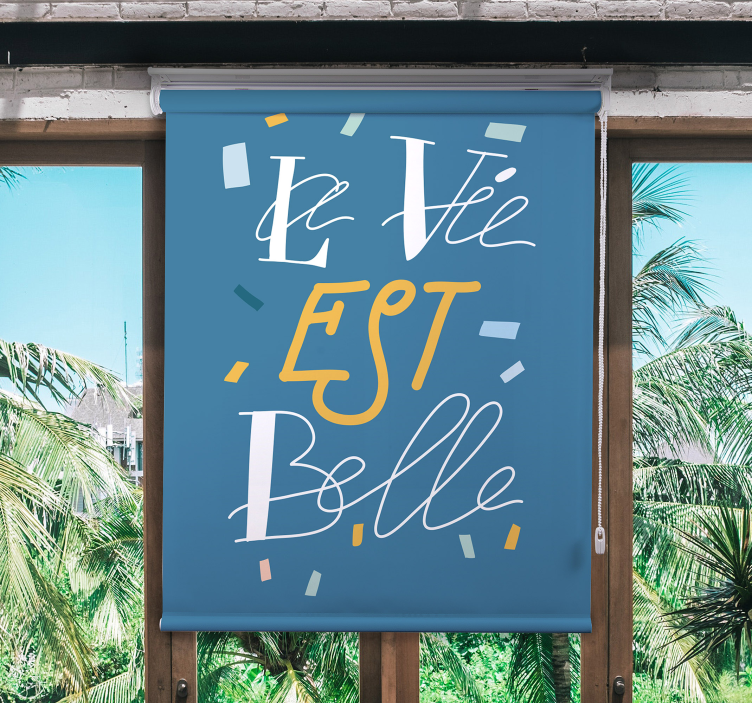 Elegant text Master bedroom blind - TenStickers