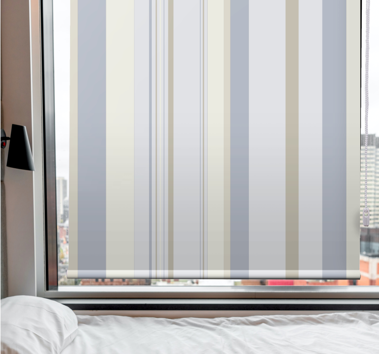 Modern vertical stripes elegant blind - TenStickers